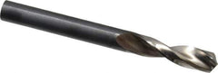 Guhring - 9/32" 130° Parabolic Flute High Speed Steel Screw Machine Drill Bit - Bright Finish, Right Hand Cut, 1-11/32" Flute Length, 2-29/32" OAL, Standard Point, Straight Shank - USA Tool & Supply