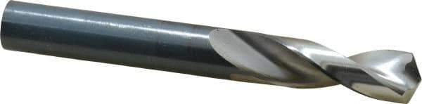 Guhring - 31/64" 130° Parabolic Flute High Speed Steel Screw Machine Drill Bit - Bright Finish, Right Hand Cut, 2" Flute Length, 4-1/32" OAL, Standard Point, Straight Shank - USA Tool & Supply