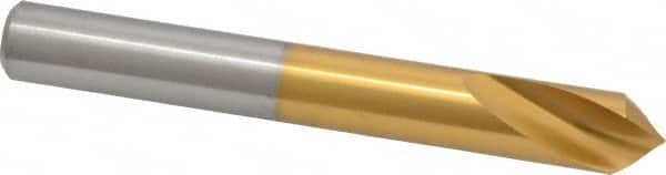 Guhring - 1/2" Body Diam, 90°, 102mm OAL, High Speed Steel Spotting Drill - USA Tool & Supply
