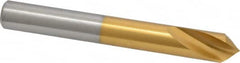 Guhring - 1/2" Body Diam, 90°, 102mm OAL, High Speed Steel Spotting Drill - USA Tool & Supply