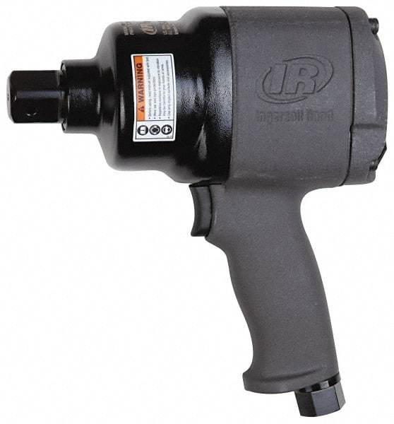 Ingersoll-Rand - 1" Drive, 6,000 RPM, 1,250 Ft/Lb Torque Impact Wrench - Pistol Grip Handle, 1,025 IPM, 46 CFM, 3/8" NPT Inlet - USA Tool & Supply