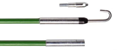 Greenlee - 144" Long Retrieving Tool - 200 Lb Max Pull, 72" Collapsed Length, Fiberglass - USA Tool & Supply