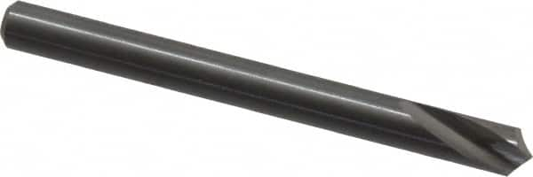 Guhring - 1/4" Body Diam, 120°, 70mm OAL, Solid Carbide Spotting Drill - USA Tool & Supply