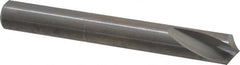 Guhring - 1/2" Body Diam, 120°, 102mm OAL, Solid Carbide Spotting Drill - USA Tool & Supply