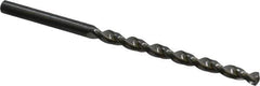 Guhring - #22 130° Solid Carbide Jobber Drill - Bright Finish, Right Hand Cut, Parabolic Flute, Straight Shank, 3-1/8" OAL, Standard Point - USA Tool & Supply