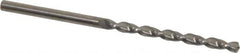 Guhring - #30 130° Solid Carbide Jobber Drill - Bright Finish, Right Hand Cut, Parabolic Flute, Straight Shank, 69.85mm OAL, Standard Point - USA Tool & Supply