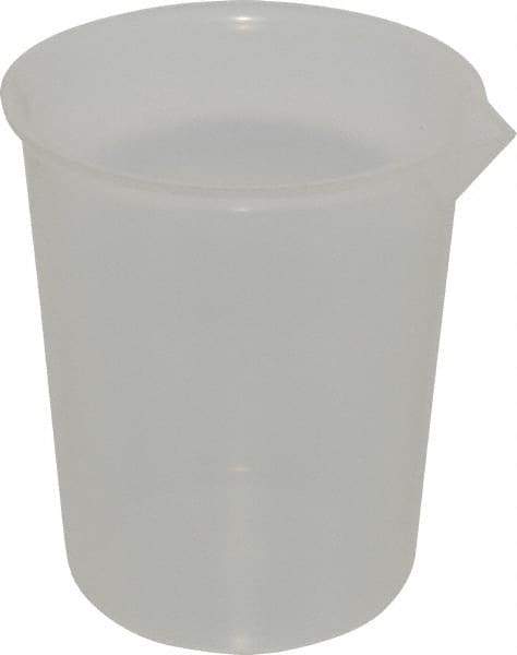 Bel-Art - 1,000 ml Polypropylene Graduated Beaker - 100 ml Graduation, 5-1/8" Diam x 5-15/16" High - USA Tool & Supply