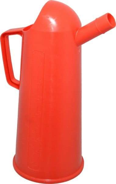 Bel-Art - 2 L Pitcher - Polypropylene, Red, 12" High x 5-1/8" Diam - USA Tool & Supply