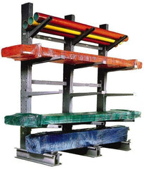Made in USA - 23 Inches Long, Series 2K Brace Set - For 10 to 14 Ft. Uprights - USA Tool & Supply