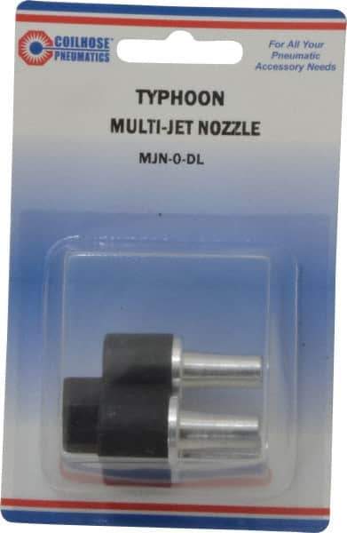 Coilhose Pneumatics - Blow Gun Multi-Jet Nozzle - 1/2-27 UNS, 2" Long - USA Tool & Supply