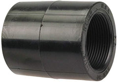 NIBCO - 1/2" Polypropylene Plastic Pipe Coupling - Schedule 80, FPT x FPT End Connections - USA Tool & Supply