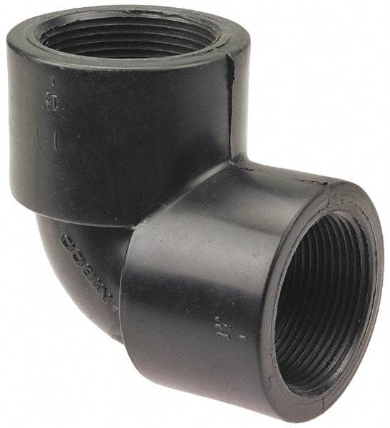 NIBCO - 4" Polypropylene Plastic Pipe Fitting - FPT x FPT End Connections - USA Tool & Supply