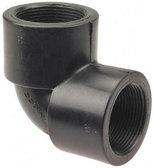 NIBCO - 1/2" Polypropylene Plastic Pipe Fitting - FPT x FPT End Connections - USA Tool & Supply