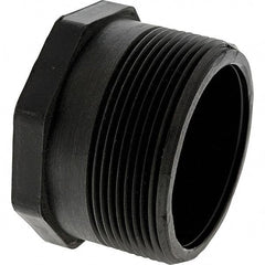 NIBCO - 4" Polypropylene Plastic Pipe Threaded Plug - Schedule 80, MPT End Connections - USA Tool & Supply