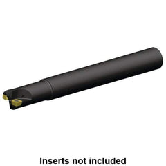 Kennametal - 1-1/4" Cutting Diam, 1-1/4" Shank Diam, Straight Shank Indexable Copy End Mill - 3 Inserts, XDLT0904 Insert, C7792VXD09CA1.25Z03R3 Toolholder - USA Tool & Supply