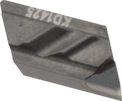 Kennametal - NPL51, KD1425 Grade Diamond Tipped Profiling Insert - Uncoated, 55° Incl Angle, Parallelogram, 0.4566" Side Length, 1/8" Thick, 1/64" Corner Radius - USA Tool & Supply