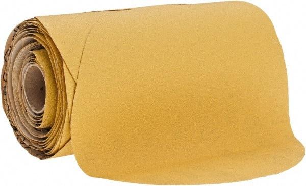3M - Adhesive PSA Disc - Fine Grade, Gold, Paper Backing, Flexible, Use with Random Orbital Sanders - USA Tool & Supply
