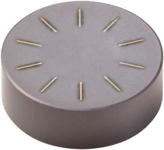 Seco - RNGN32 Grade CBN060K PCBN Turning Insert - TiSiAlN Finish, Round, 3/8" Inscr Circle, 1/8" Thick - USA Tool & Supply