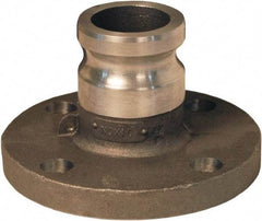 Dixon Valve & Coupling - 4" Aluminum Cam & Groove Suction & Discharge Hose Male Adapter Female NPT Thread - Part A, 4" Thread, 100 Max psi - USA Tool & Supply