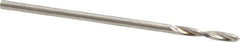 Guhring - 1.2mm 130° Parabolic Flute High Speed Steel Screw Machine Drill Bit - Bright Finish, Right Hand Cut, 7mm Flute Length, 28mm OAL, Standard Point, Straight Shank - USA Tool & Supply