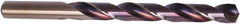 Precision Twist Drill - Letter X 135° High Speed Steel Jobber Drill - Purple/Bronze Finish, Right Hand Cut, 5-1/8" OAL, Split Point - USA Tool & Supply