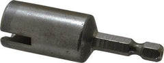 Made in USA - Wing Nut Driver - 1/4" Hex Drive, 2-3/8" OAL - USA Tool & Supply