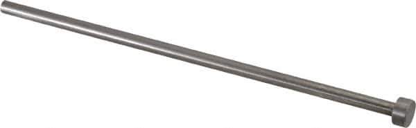 Gibraltar - 3/16" Pin Diam, 3/8" Head Diam x 3/16" Head Height, 6" OAL, Straight Ejector Pin - Steel, 5-13/16" Pin Length - USA Tool & Supply