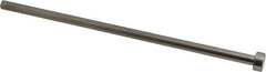 Gibraltar - 7/32" Pin Diam, 13/32" Head Diam x 3/16" Head Height, 6" OAL, Straight Ejector Pin - Steel, 5-13/16" Pin Length - USA Tool & Supply