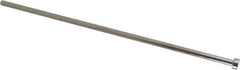 Gibraltar - 15/64" Pin Diam, 13/32" Head Diam x 3/16" Head Height, 10" OAL, Straight Ejector Pin - Steel, 9-13/16" Pin Length - USA Tool & Supply