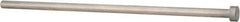 Gibraltar - 21/64" Pin Diam, 9/16" Head Diam x 1/4" Head Height, 10" OAL, Straight Ejector Pin - Steel, 9-3/4" Pin Length - USA Tool & Supply