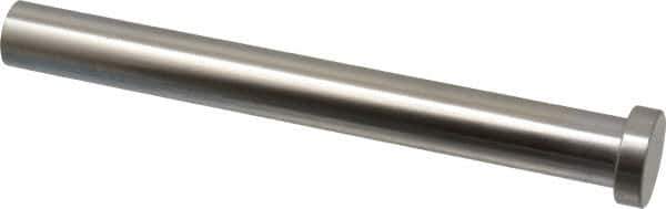 Gibraltar - 5/8" Pin Diam, 7/8" Head Diam x 1/4" Head Height, 6" OAL, Straight Ejector Pin - Steel, 5-3/4" Pin Length - USA Tool & Supply