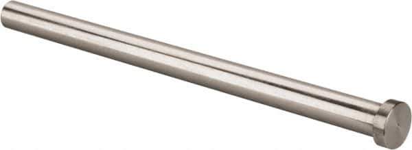 Gibraltar - 5/8" Pin Diam, 7/8" Head Diam x 1/4" Head Height, 10" OAL, Straight Ejector Pin - Steel, 9-3/4" Pin Length - USA Tool & Supply
