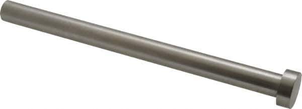 Gibraltar - 7/16" Pin Diam, 11/16" Head Diam x 1/4" Head Height, 6" OAL, Hard Core Pin - Steel, 5-3/4" Pin Length - USA Tool & Supply