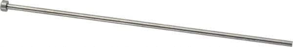 Gibraltar - 2mm Pin Diam, 4mm Head Diam x 2mm Head Height, 100mm OAL, Straight Ejector Pin - Steel, 98mm Pin Length - USA Tool & Supply