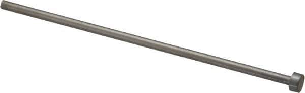 Gibraltar - 3mm Pin Diam, 6mm Head Diam x 3mm Head Height, 100mm OAL, Straight Ejector Pin - Steel, 97mm Pin Length - USA Tool & Supply