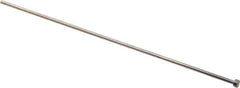 Gibraltar - 3mm Pin Diam, 6mm Head Diam x 3mm Head Height, 200mm OAL, Straight Ejector Pin - Steel, 197mm Pin Length - USA Tool & Supply