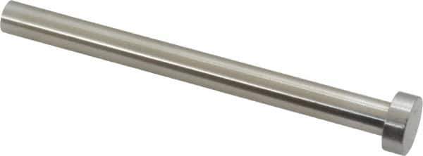 Gibraltar - 8mm Pin Diam, 14mm Head Diam x 5mm Head Height, 100mm OAL, Straight Ejector Pin - Steel, 95mm Pin Length - USA Tool & Supply