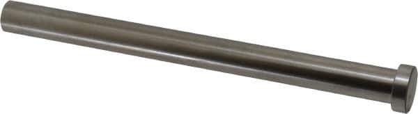 Gibraltar - 16mm Pin Diam, 22mm Head Diam x 7mm Head Height, 200mm OAL, Straight Ejector Pin - Steel, 193mm Pin Length - USA Tool & Supply