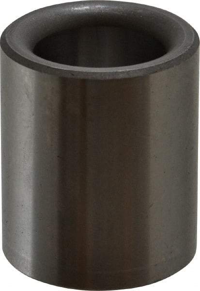 Made in USA - 1-3/8" OAL, 3/4" ID, 1-1/8" Body Diam, Heat Treated Steel, Die & Mold Straight Bushing - Self Lubricating - USA Tool & Supply