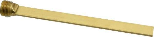 Made in USA - 3/8" NPT Thread, Straight, Die & Mold Cooling Baffle - 6" OAL, Brass - USA Tool & Supply