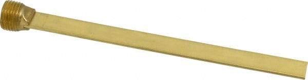 Made in USA - 1/2" NPT Thread, Straight, Die & Mold Cooling Baffle - 8" OAL, Brass - USA Tool & Supply