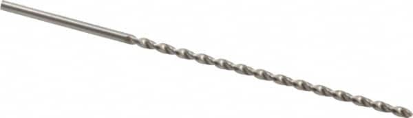 Accupro - #46 130° Parabolic Flute Vanadium High Speed Steel Taper Length Drill Bit - USA Tool & Supply