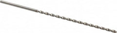 Accupro - #46 130° Parabolic Flute Vanadium High Speed Steel Taper Length Drill Bit - USA Tool & Supply