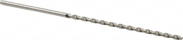 Accupro - #43 130° Parabolic Flute Vanadium High Speed Steel Taper Length Drill Bit - USA Tool & Supply