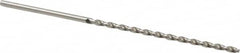 Accupro - #43 130° Parabolic Flute Vanadium High Speed Steel Taper Length Drill Bit - USA Tool & Supply