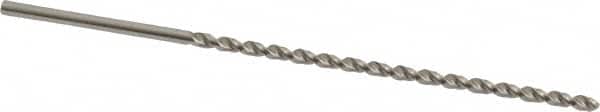 Accupro - #42 130° Parabolic Flute Vanadium High Speed Steel Taper Length Drill Bit - USA Tool & Supply
