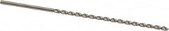 Accupro - #42 130° Parabolic Flute Vanadium High Speed Steel Taper Length Drill Bit - USA Tool & Supply