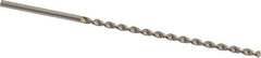 Accupro - #39, 130° Point, Parabolic Flute, Vanadium High Speed Steel Taper Length Drill Bit - Bright Finish, 2-7/16" Flute Length, 3-3/4" OAL - USA Tool & Supply
