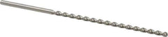 Accupro - #38, 130° Point, Parabolic Flute, Vanadium High Speed Steel Taper Length Drill Bit - Bright Finish, 2-7/16" Flute Length, 3-3/4" OAL - USA Tool & Supply
