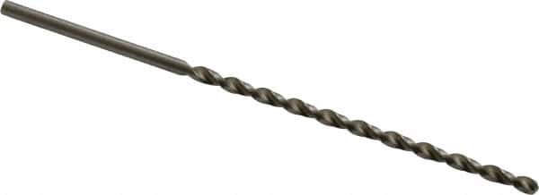 Accupro - #31 130° Parabolic Flute Vanadium High Speed Steel Taper Length Drill Bit - USA Tool & Supply